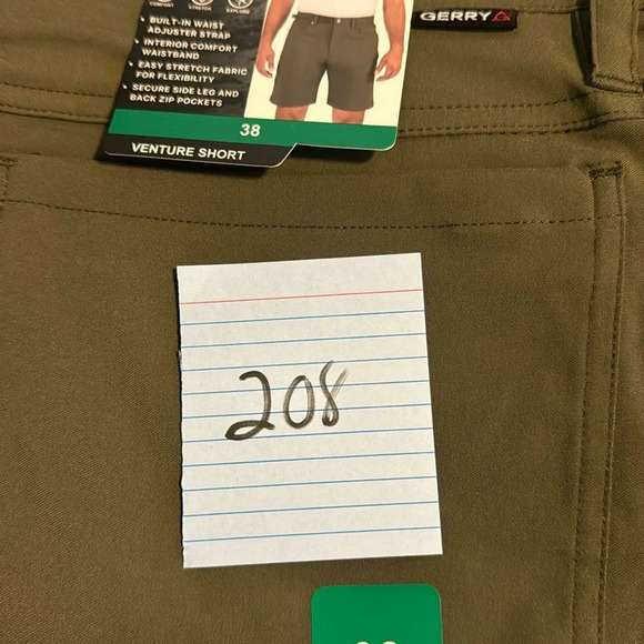 Gerry Mens Venture Shorts Green - Picture 8 of 10